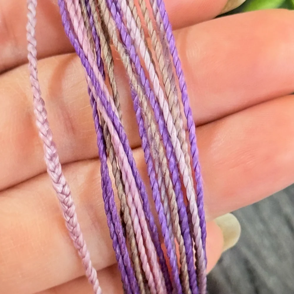 Pura Vida Purple Ombre Multi-Strand Cord Bracelet Set‎